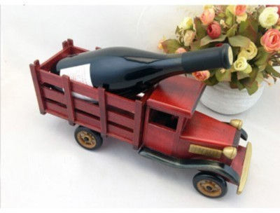 Wooden bottle truck
