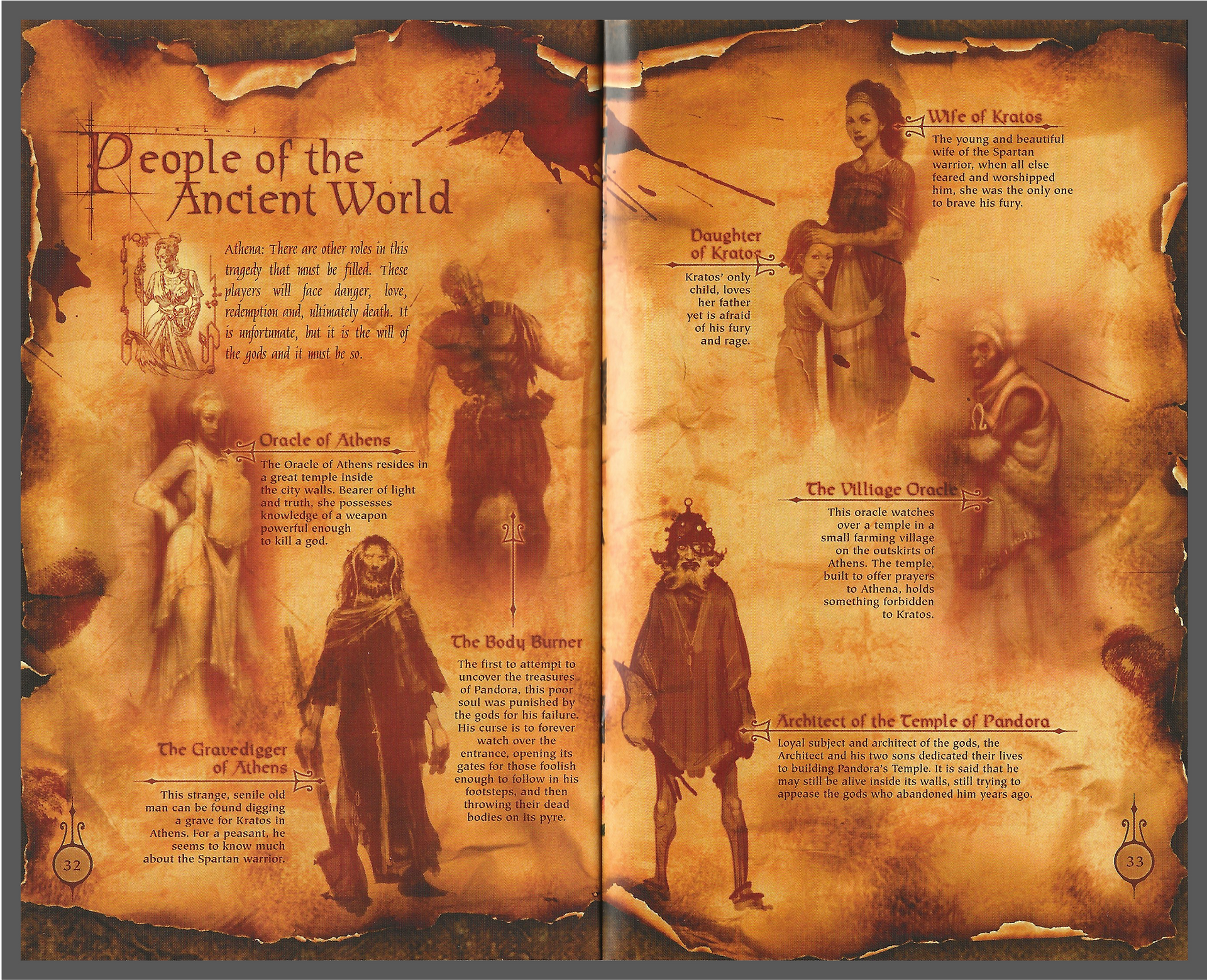 PS2 God of War - Game Manual
