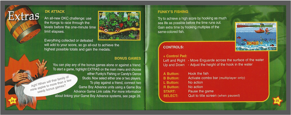 Donkey Kong Country (Game Boy Advance) - Funky Fishing