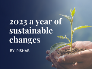                       2023 a year of sustainable changes