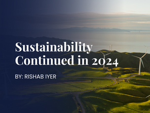 Sustainability Continued in 2024