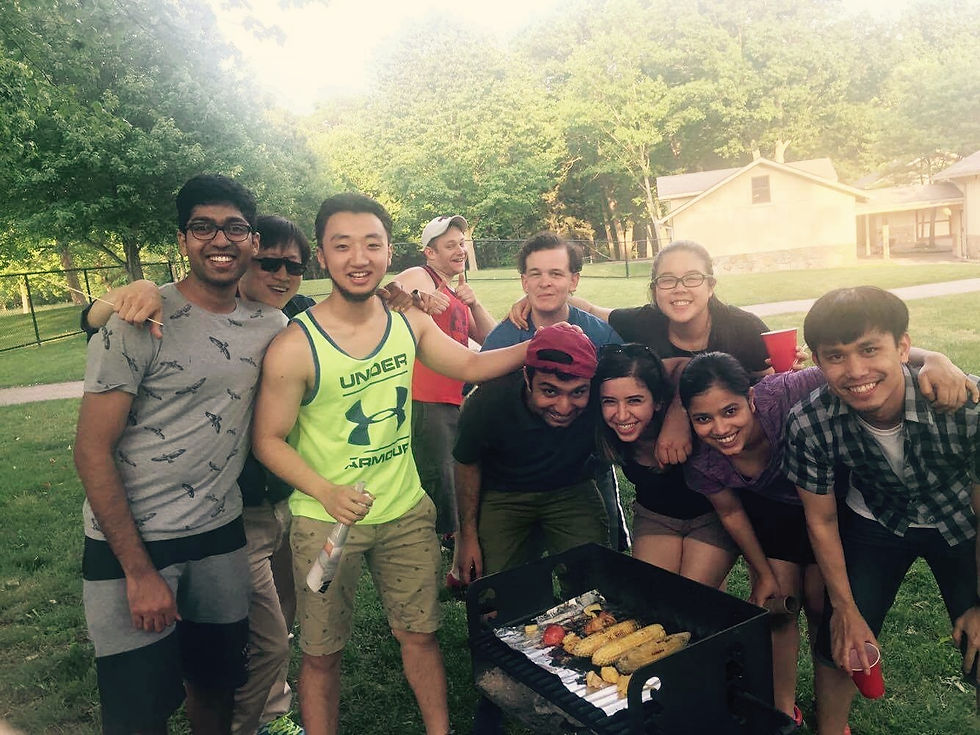 Picnic with friends in UAkron