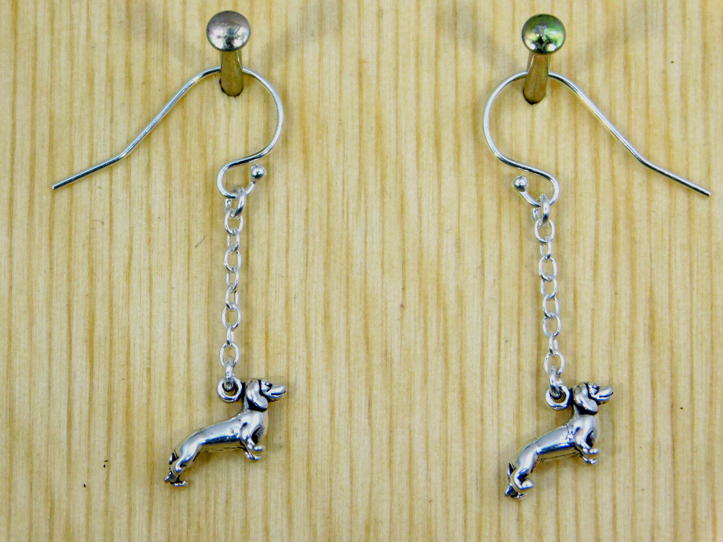 Dachshund Sterling Silver Earrings