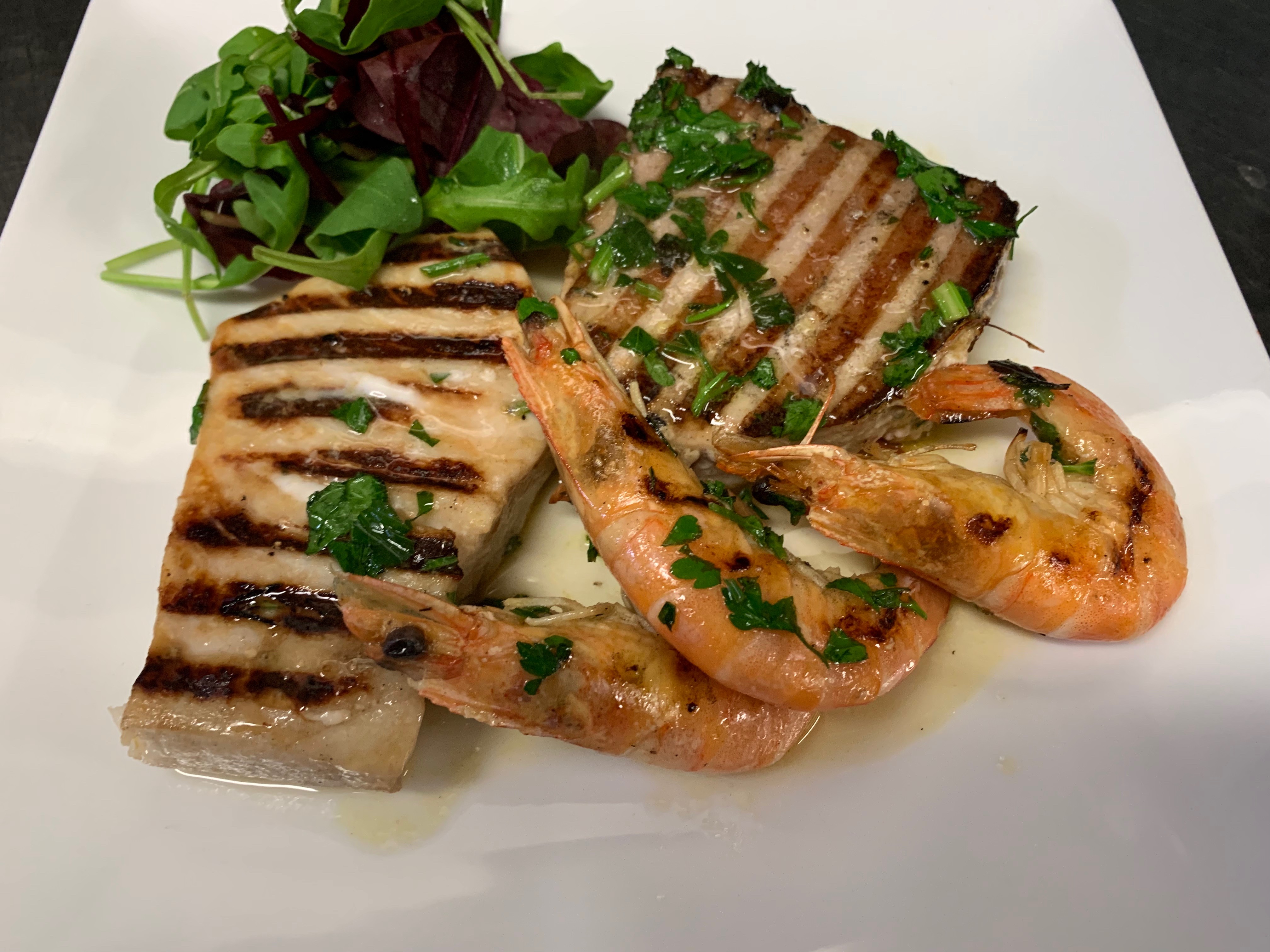 Arranged Food and Objects