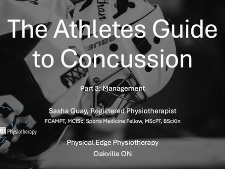 The Athletes' Guide to Concussion: Part 3