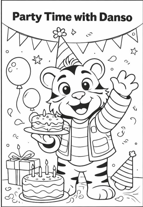 Danso Coloring Book Pages
