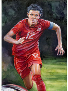 Sinclair - painting by Sherrie Cannell