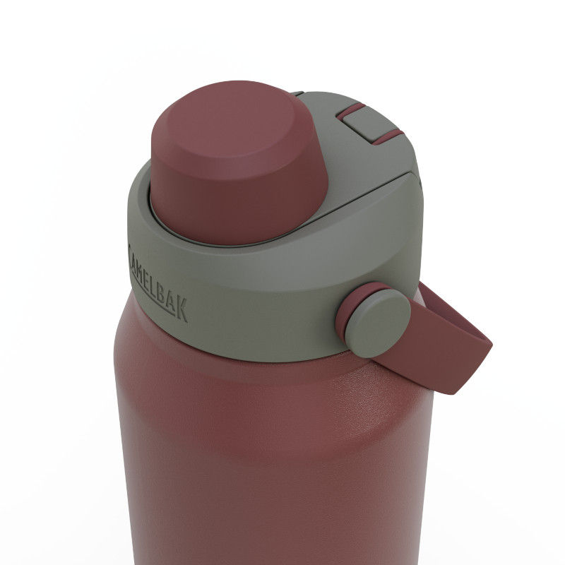 縮圖：Thrive Chug 高水流不鏽鋼真空水樽 1公升 (32安士) 焦糖啡