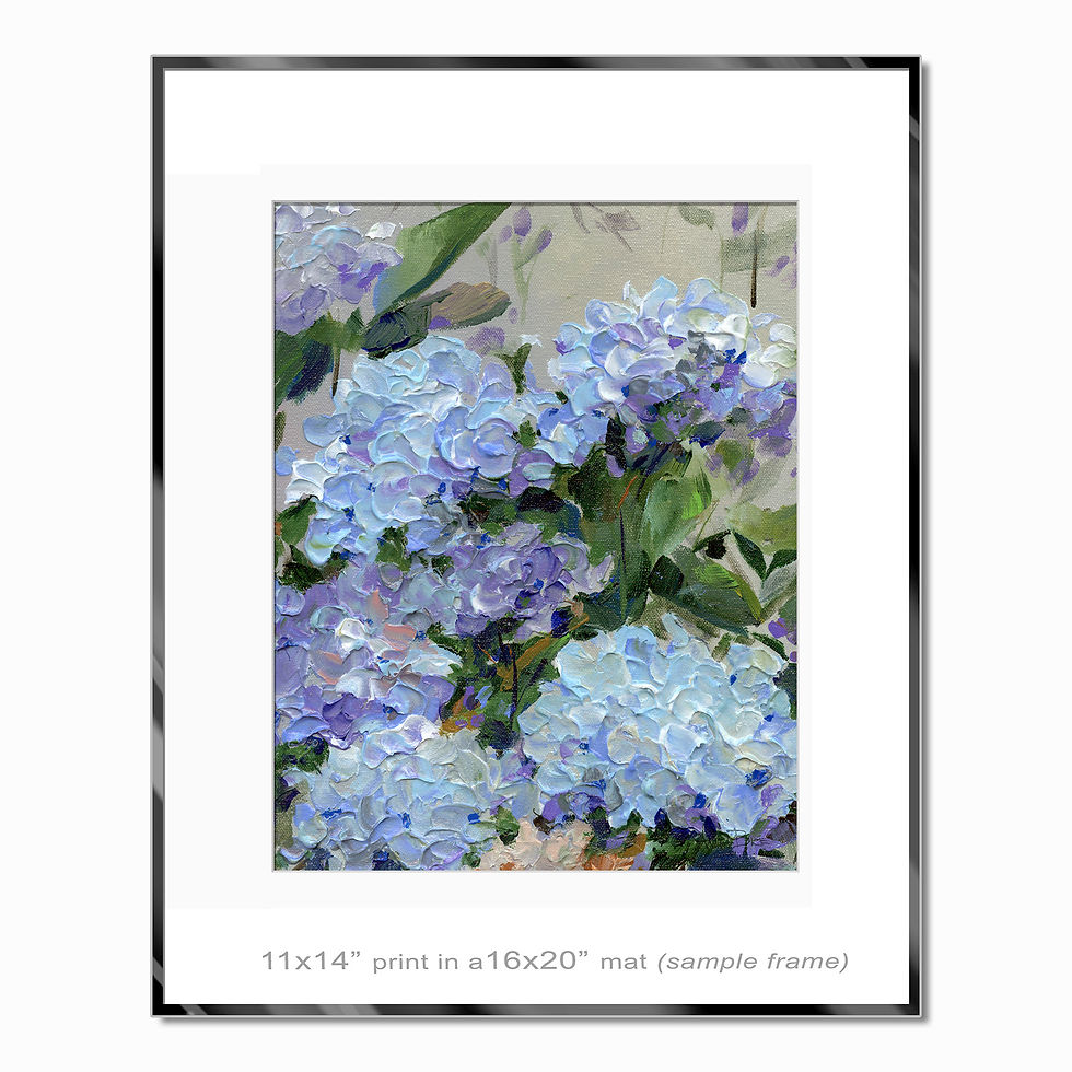 Thumbnail: "Hydrangea Study - 17 - small prints"