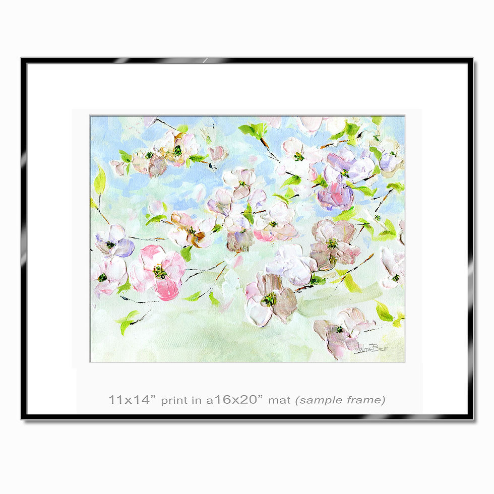 Thumbnail: "Dogwoods in Bloom - small prints"