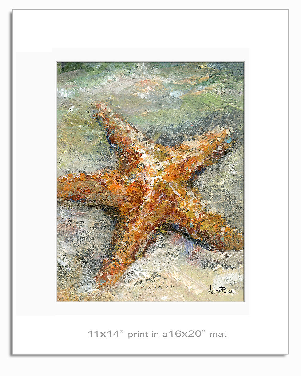 Thumbnail: "Stan, the Starfish - small prints"