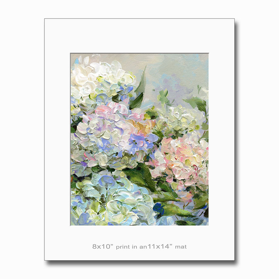 Thumbnail: "Hydrangea Study - 19 - small prints"