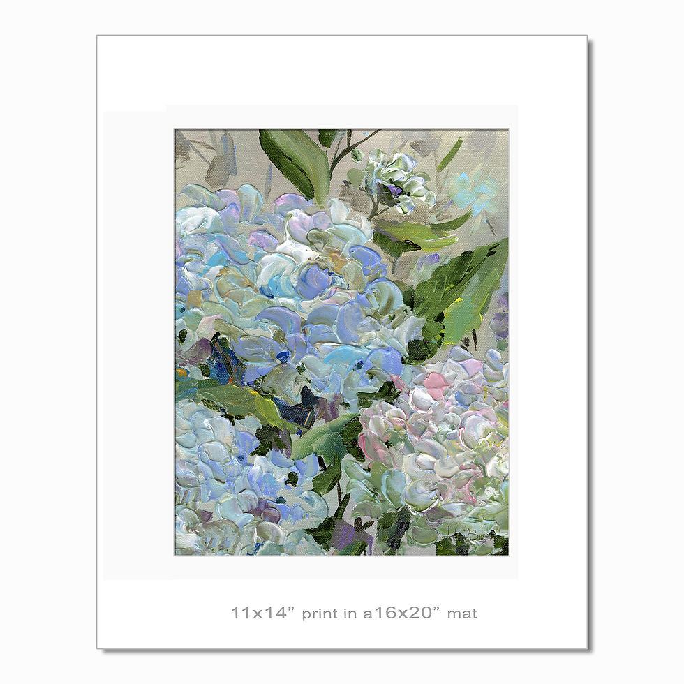 Thumbnail: "Hydrangea Study - 8 - small prints"