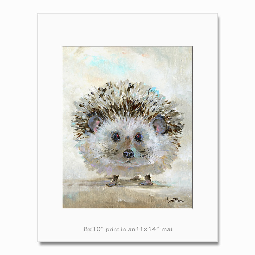 Thumbnail: Hedgar, the Hedgehog - small prints"