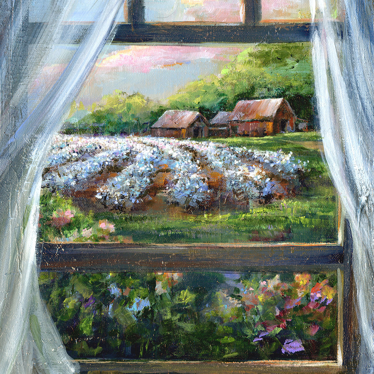 "Harvest Morning_4x4minis"