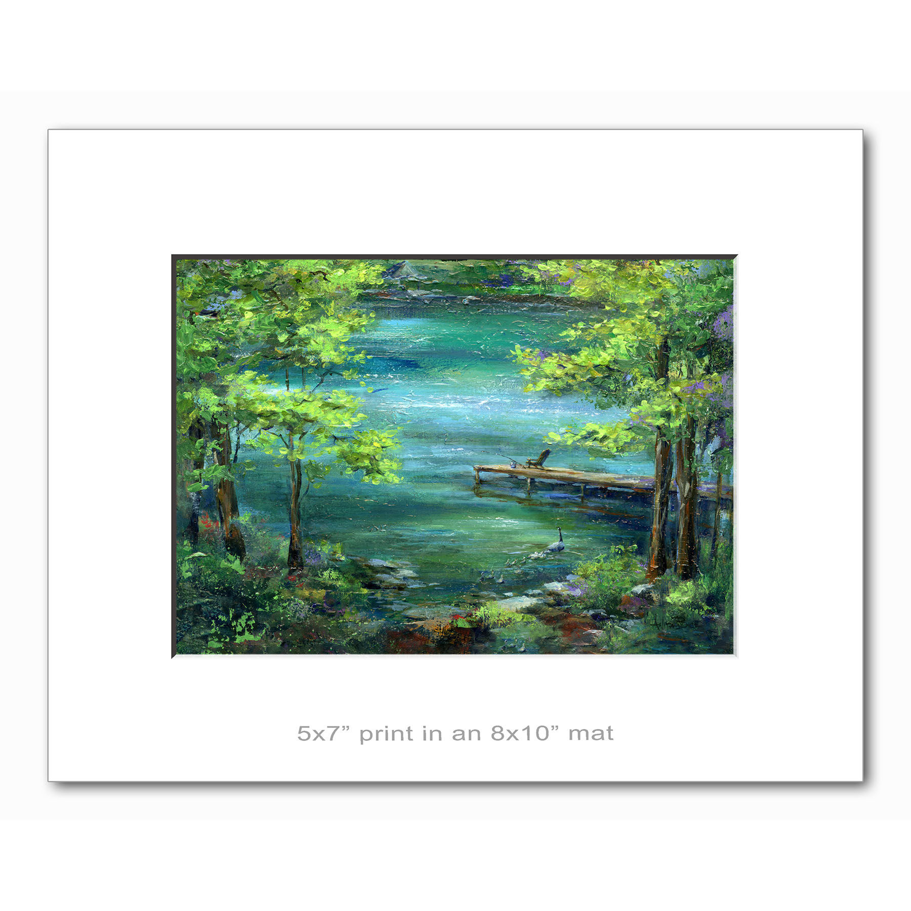 "Lakeside - 2 - small prints"