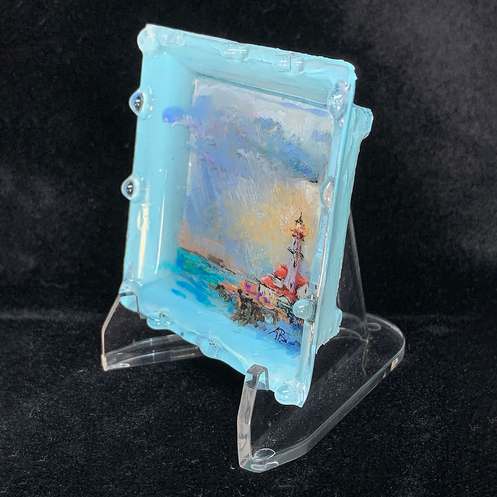 Thumbnail: Resin Art -Lighthouse