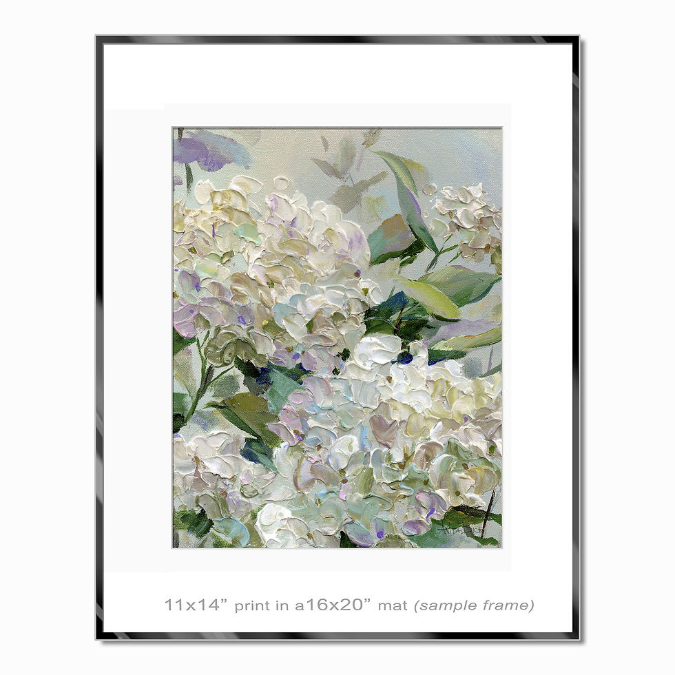 Thumbnail: "Hydrangea Study - 16 - small prints"