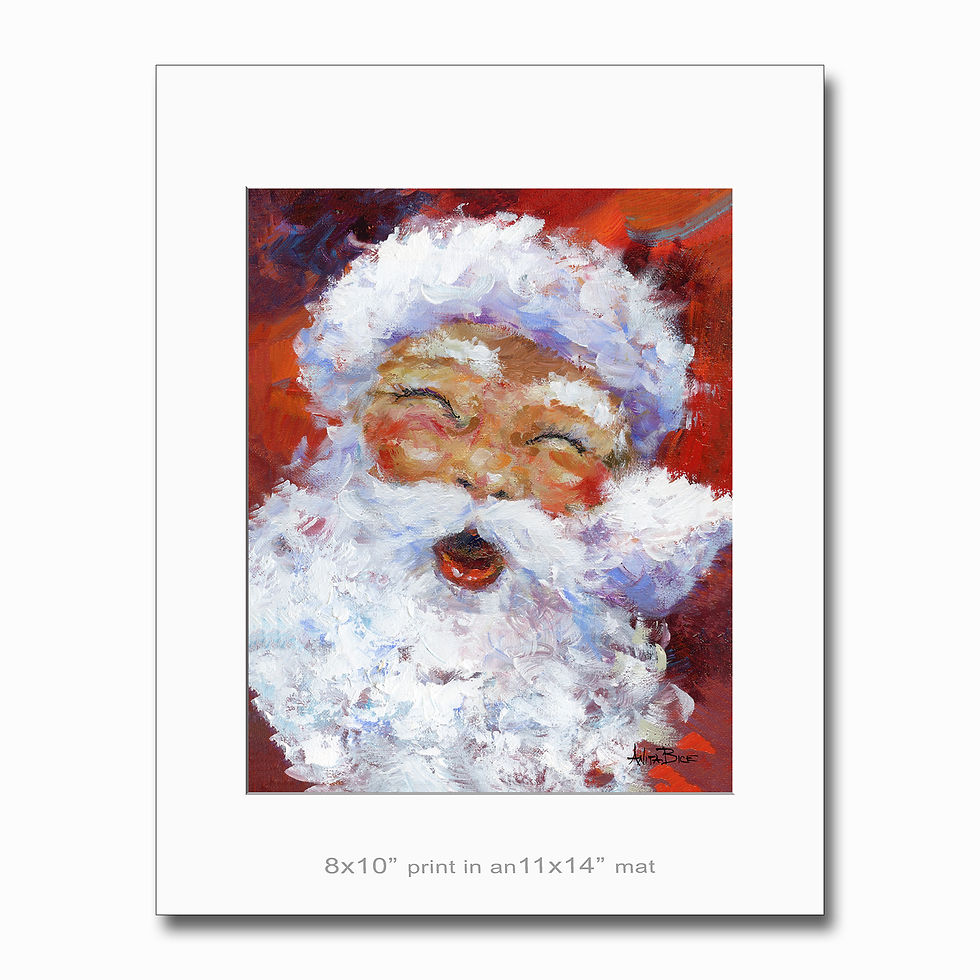 Thumbnail: Santa 3 - small prints"
