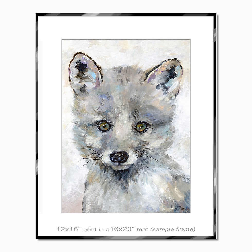 Thumbnail: Wesley, the Wolf- small prints"