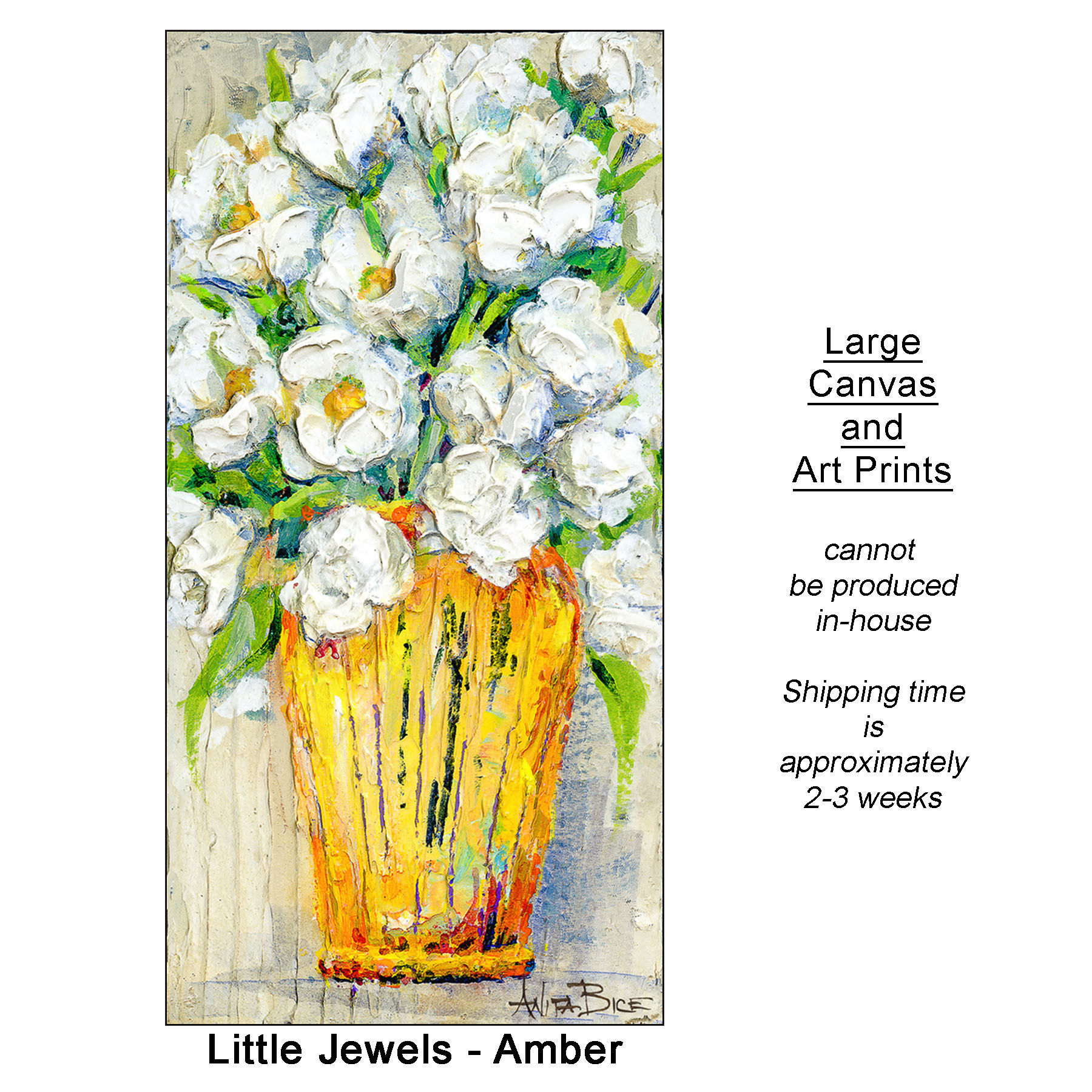"Little Jewels-Amber_large prints"