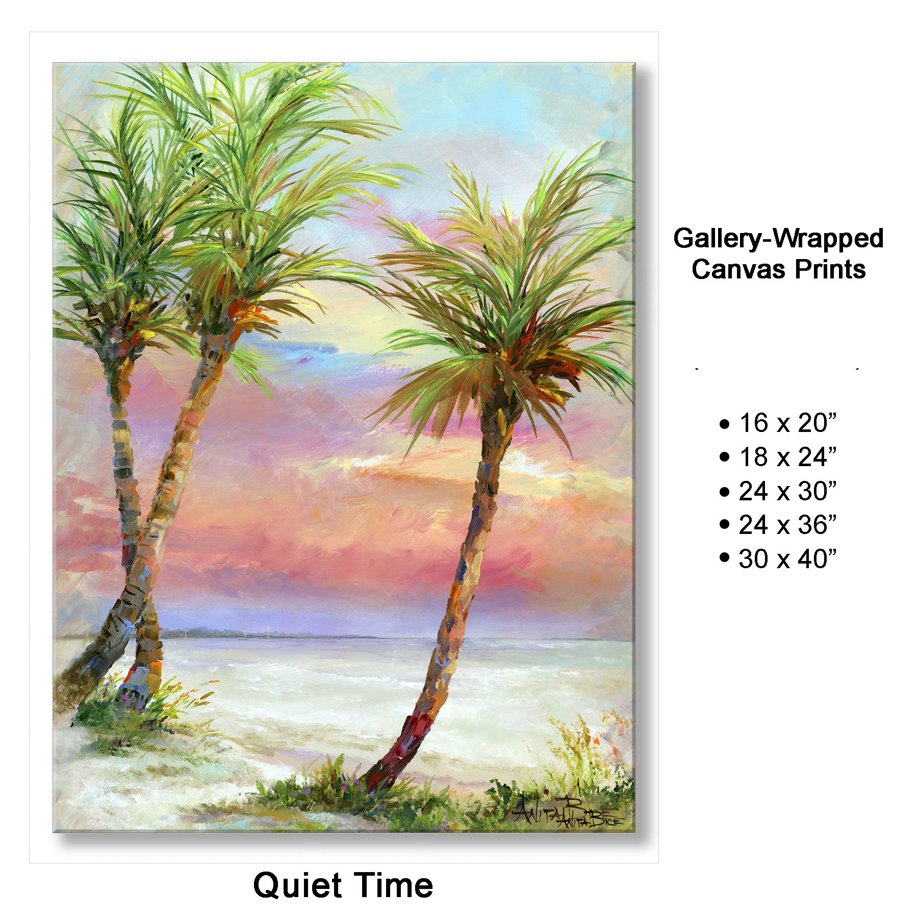 Quiet Time - Gallery Wrapped Canvas Prints