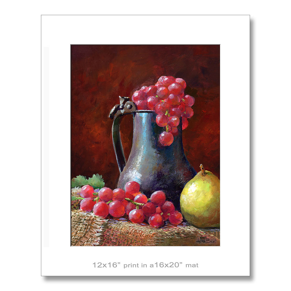 Thumbnail: "Still Life with Grapes - small prints"