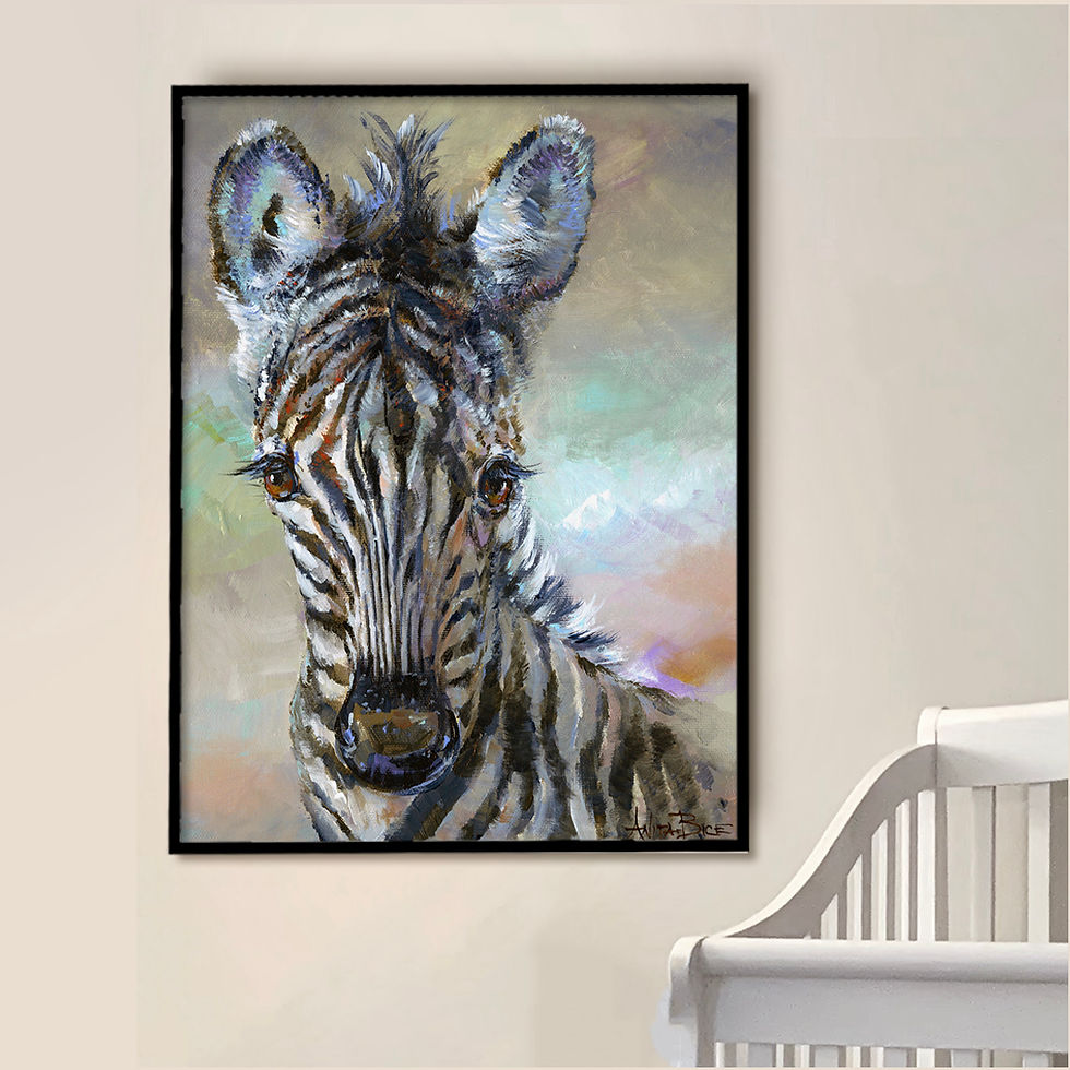 Thumbnail: Zoey, the Zebra - Large Fine Art Prints
