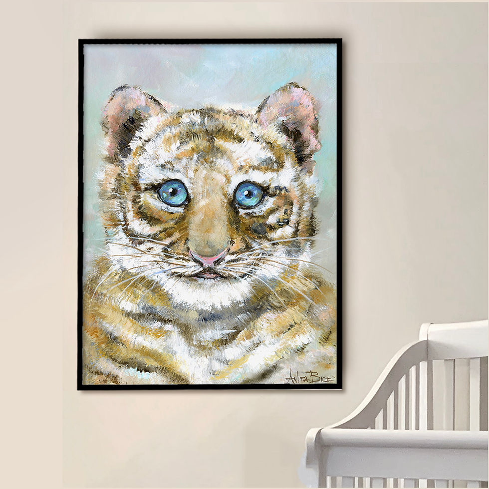 Thumbnail: Rori, the Tiger - Large Fine Art Prints
