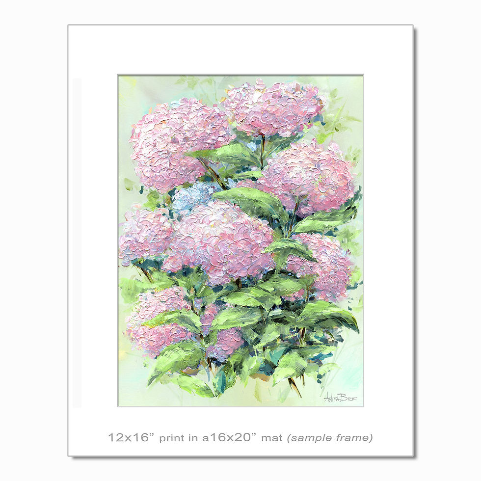 Thumbnail: "Hydrangea Pink - small prints"