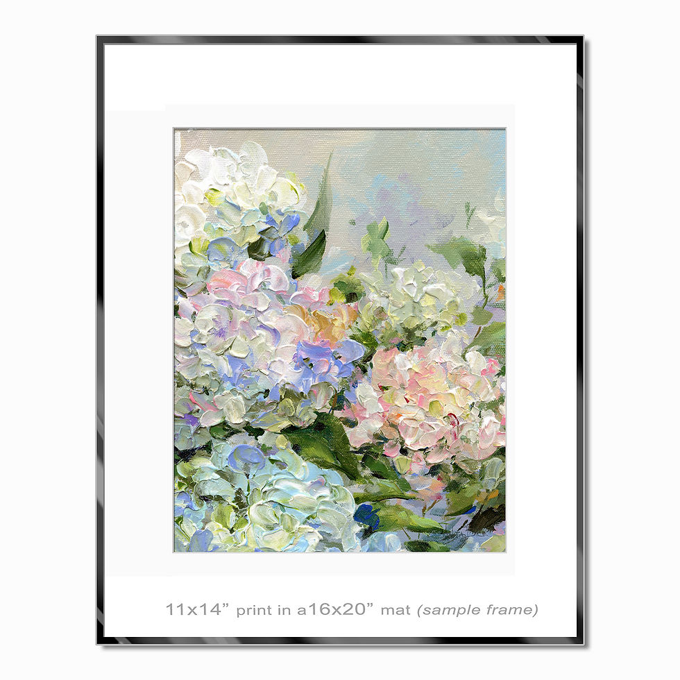 Thumbnail: "Hydrangea Study - 19 - small prints"