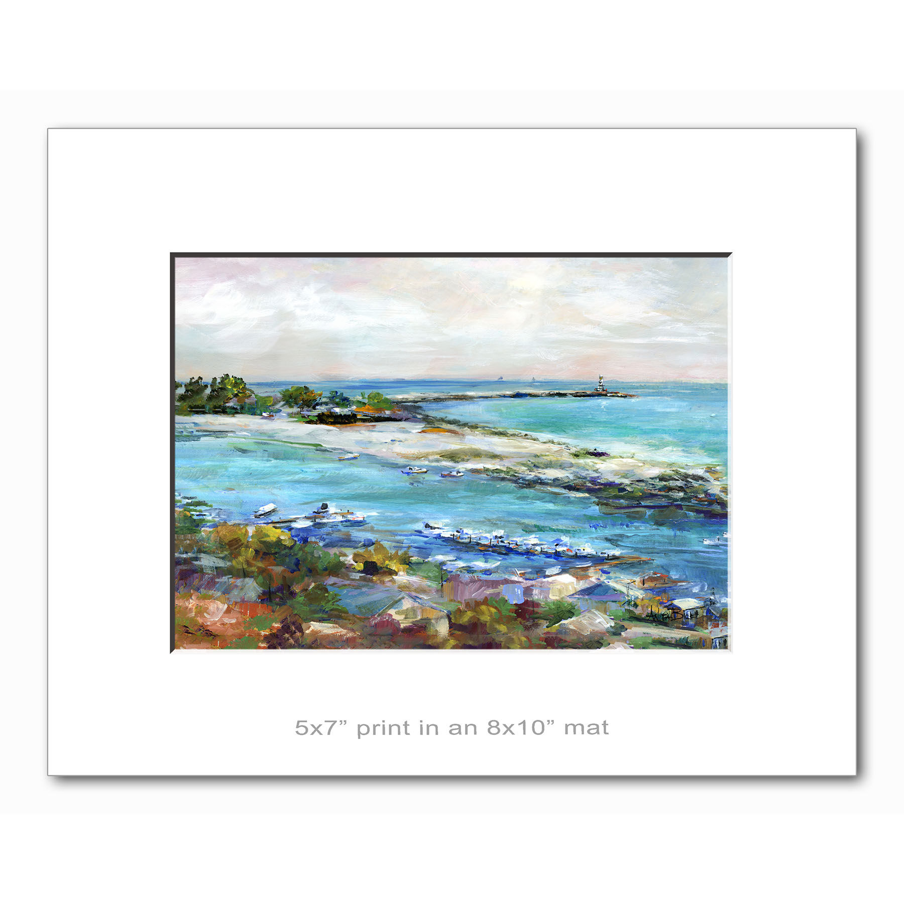 "Harbor View - small prints"