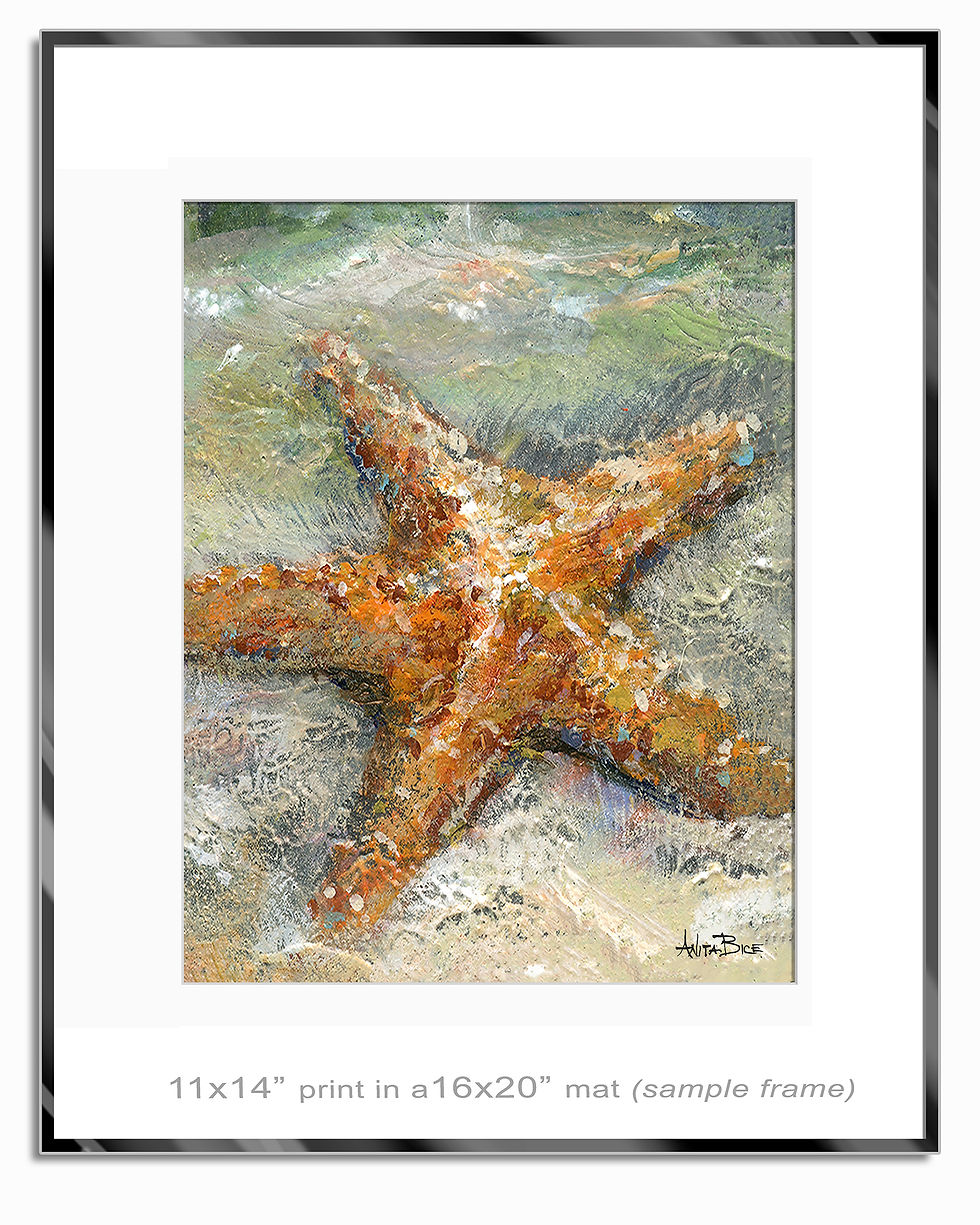 Thumbnail: "Stan, the Starfish - small prints"