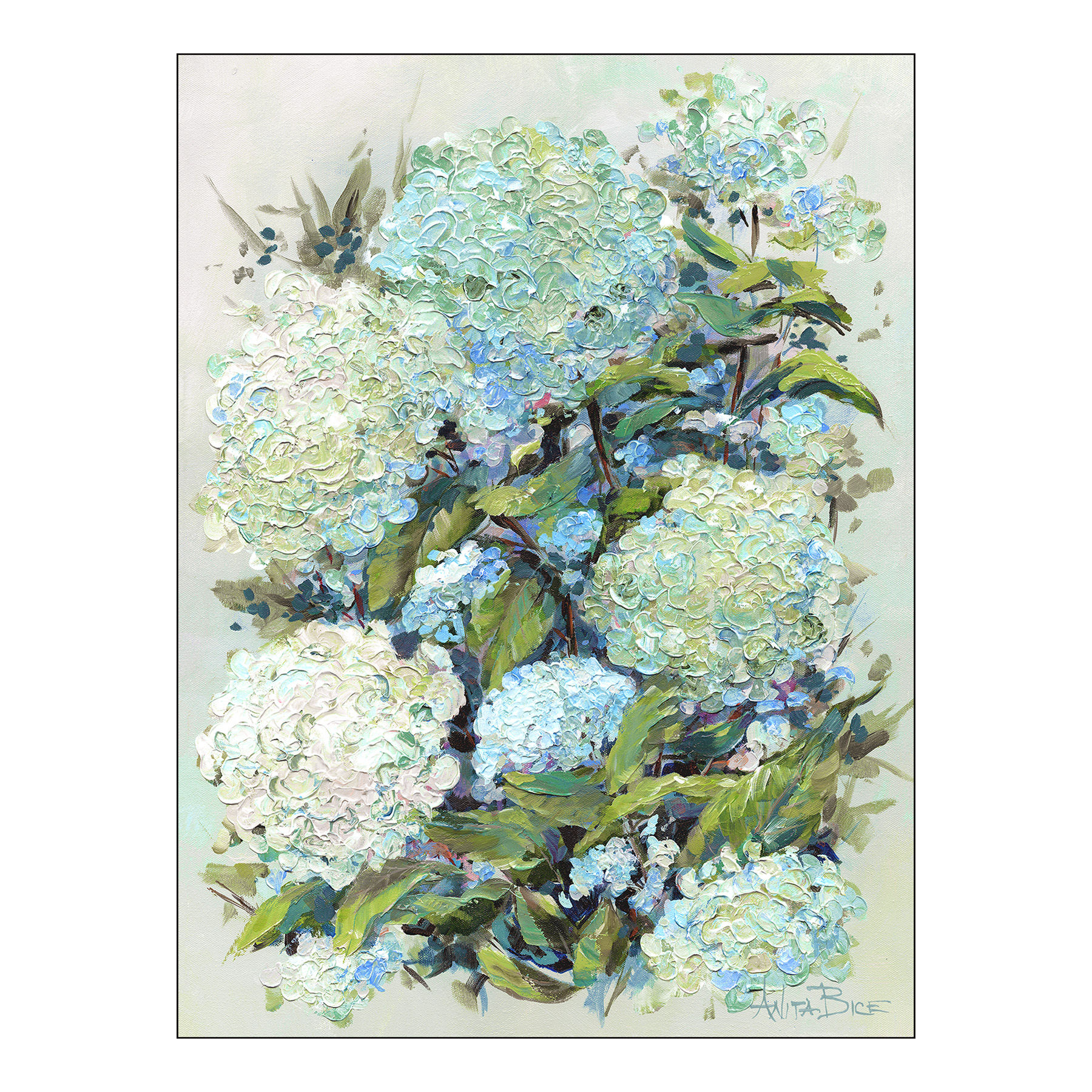 "Hydrangea Blue - print"