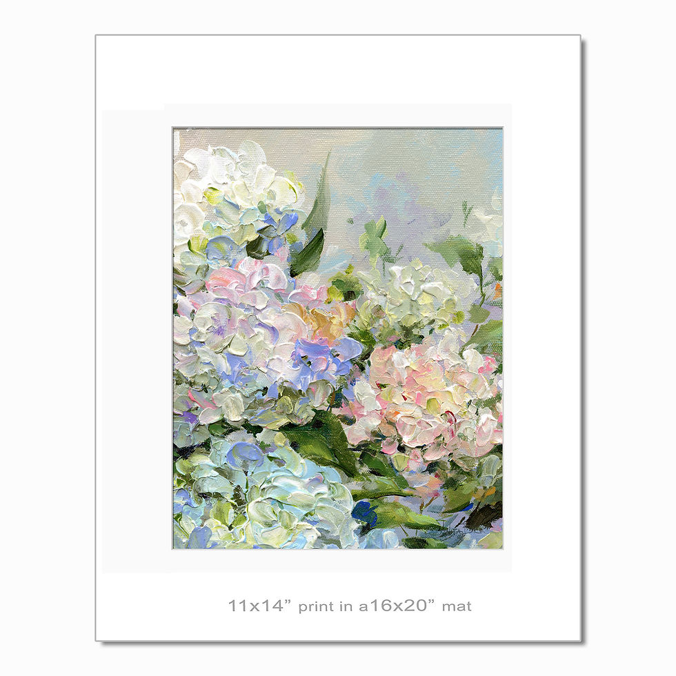 Thumbnail: "Hydrangea Study - 19 - small prints"