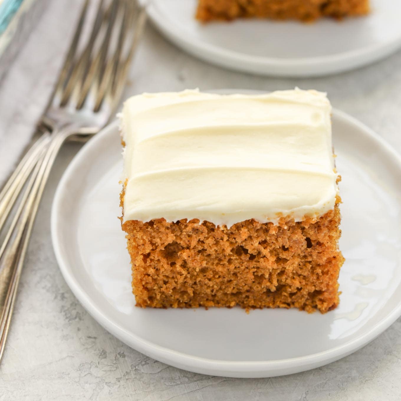 Teff Pumpkin Spice Bread With Cream Cheese Frosting