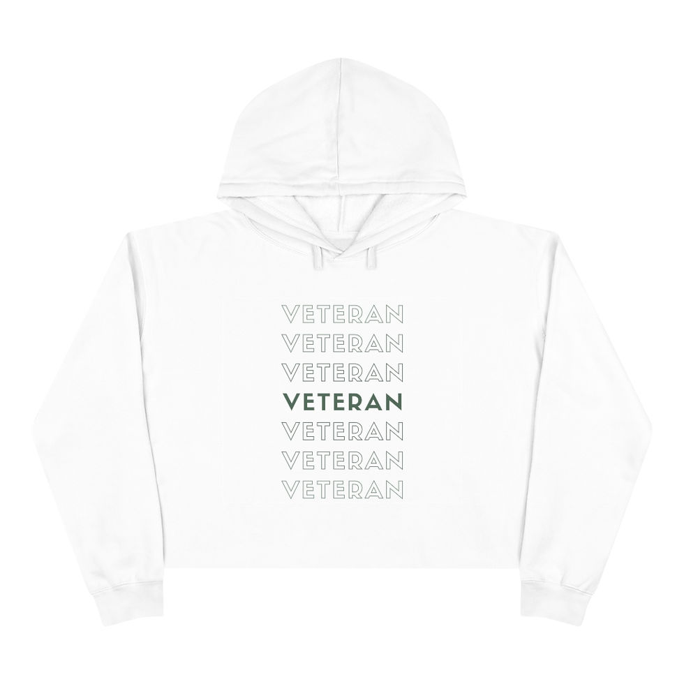 Thumbnail: Veteran Crop Hoodie