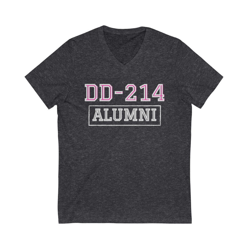 DD-214 Alumni V-Neck Tee