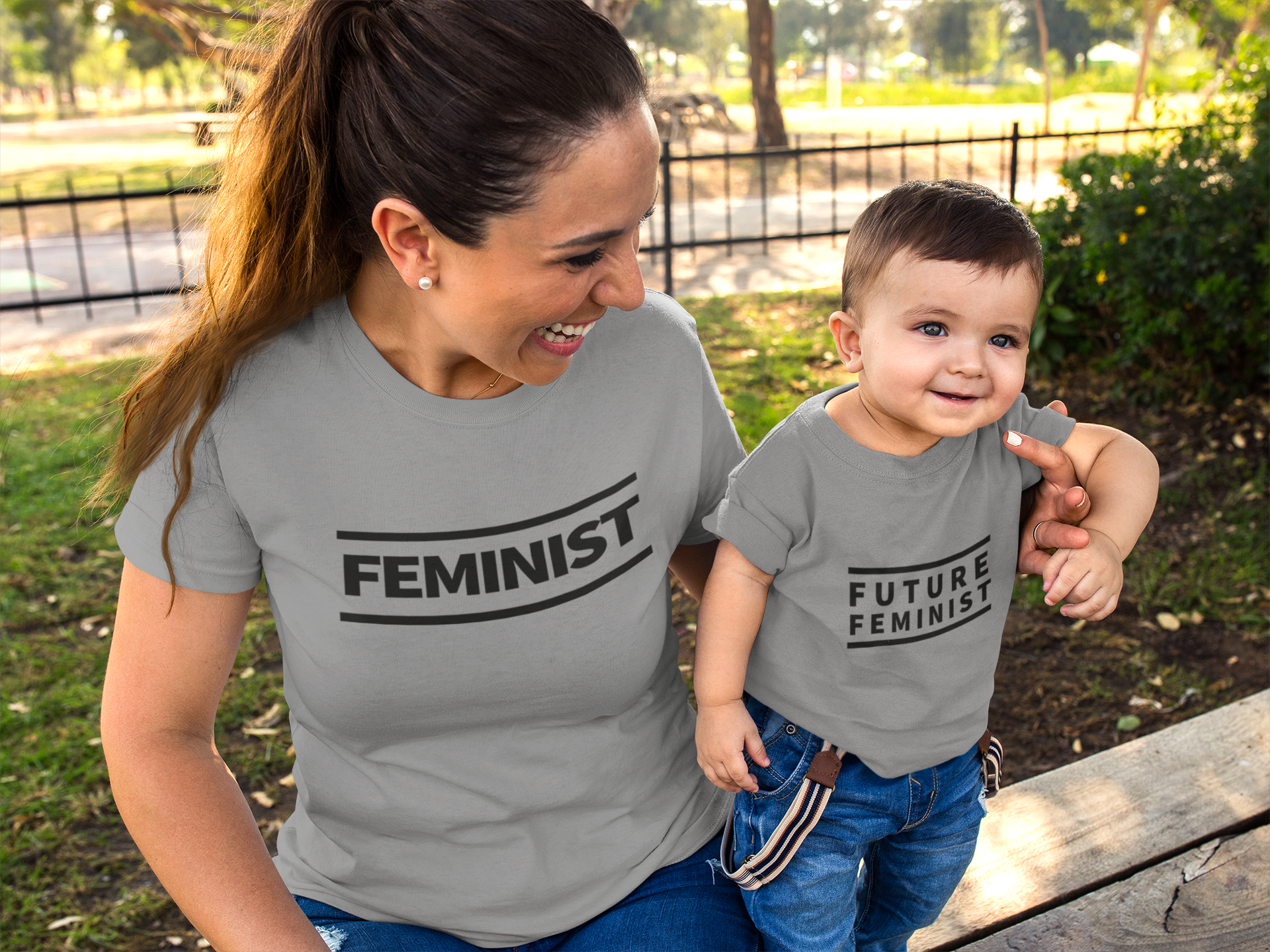 Mommy & Me Feminist Women's Tee