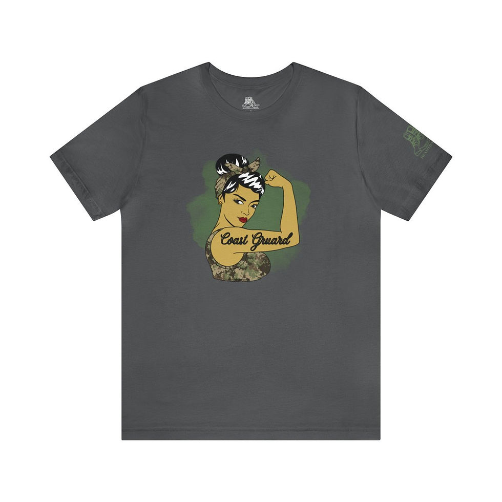 Thumbnail: Rosie the Riveter Coast Guard Tee-Asian