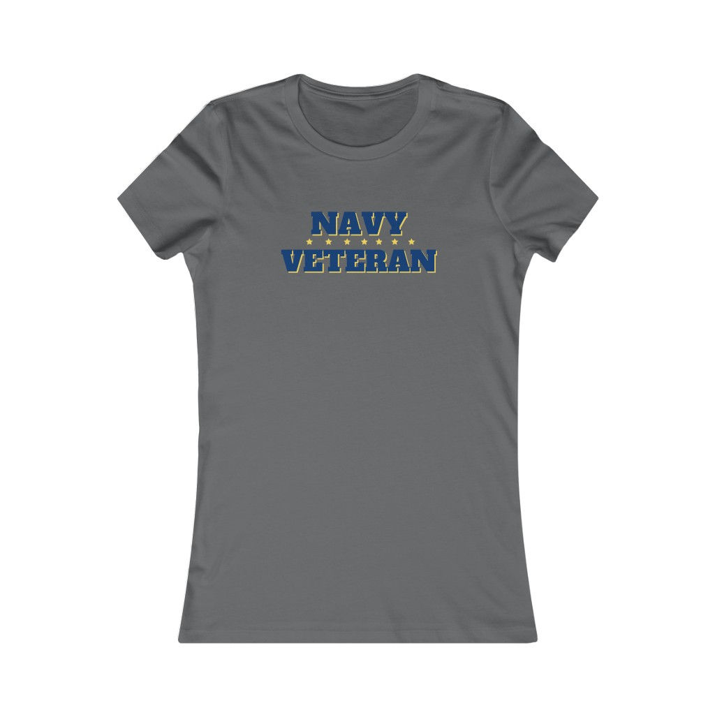Women's Navy Veteran Tee