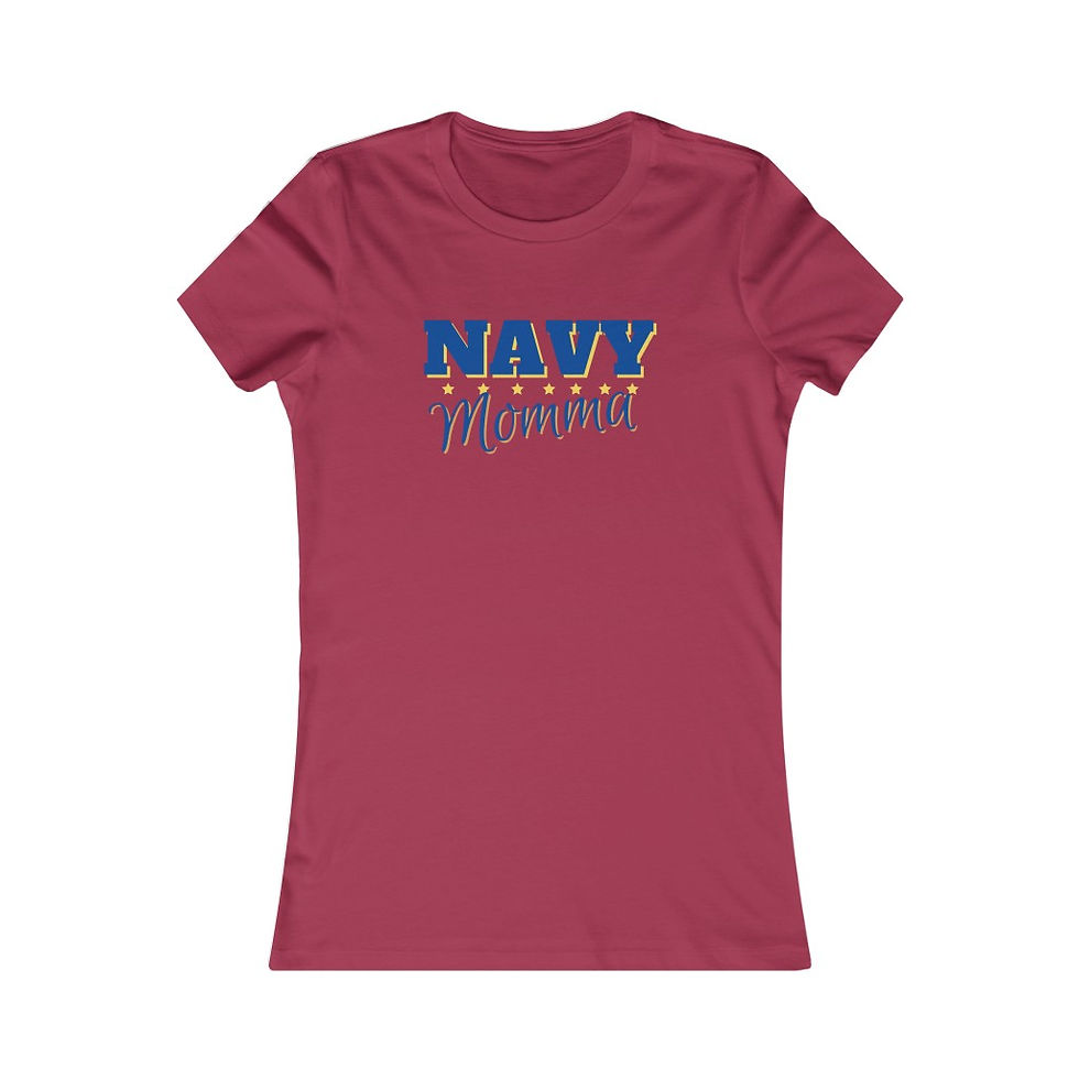 Thumbnail: Mommy & Me Navy Momma Women's Tee