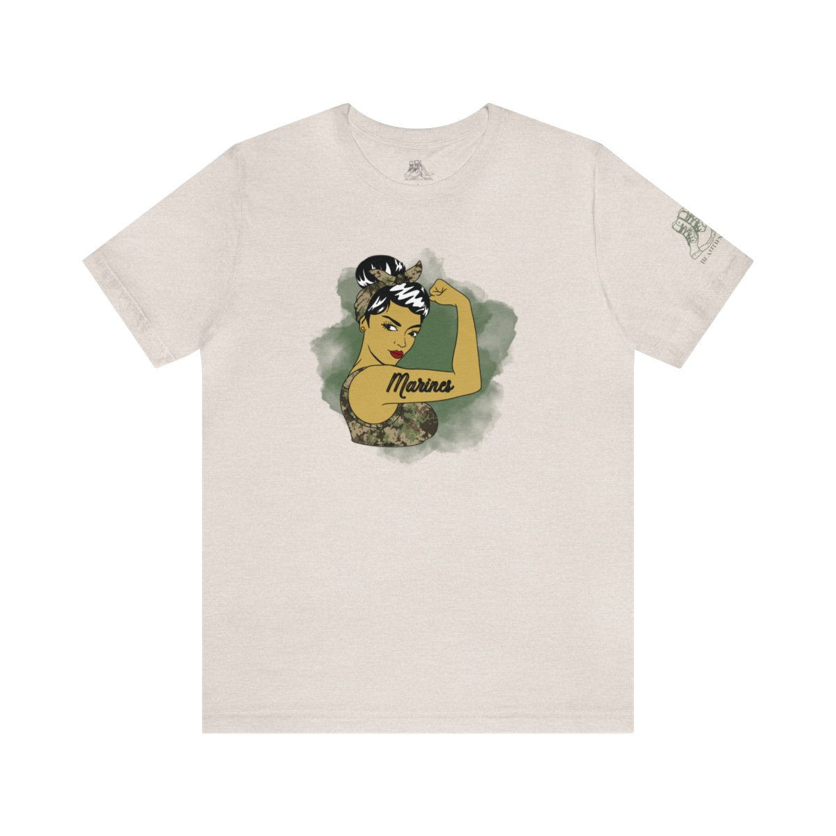 Rosie the Riveter Marine Tee-Asian