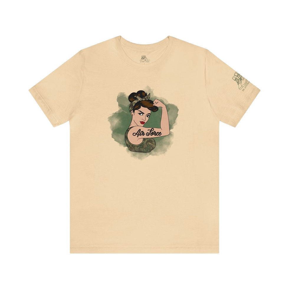 Thumbnail: Rosie the Riveter Air Force Tee-Hispanic