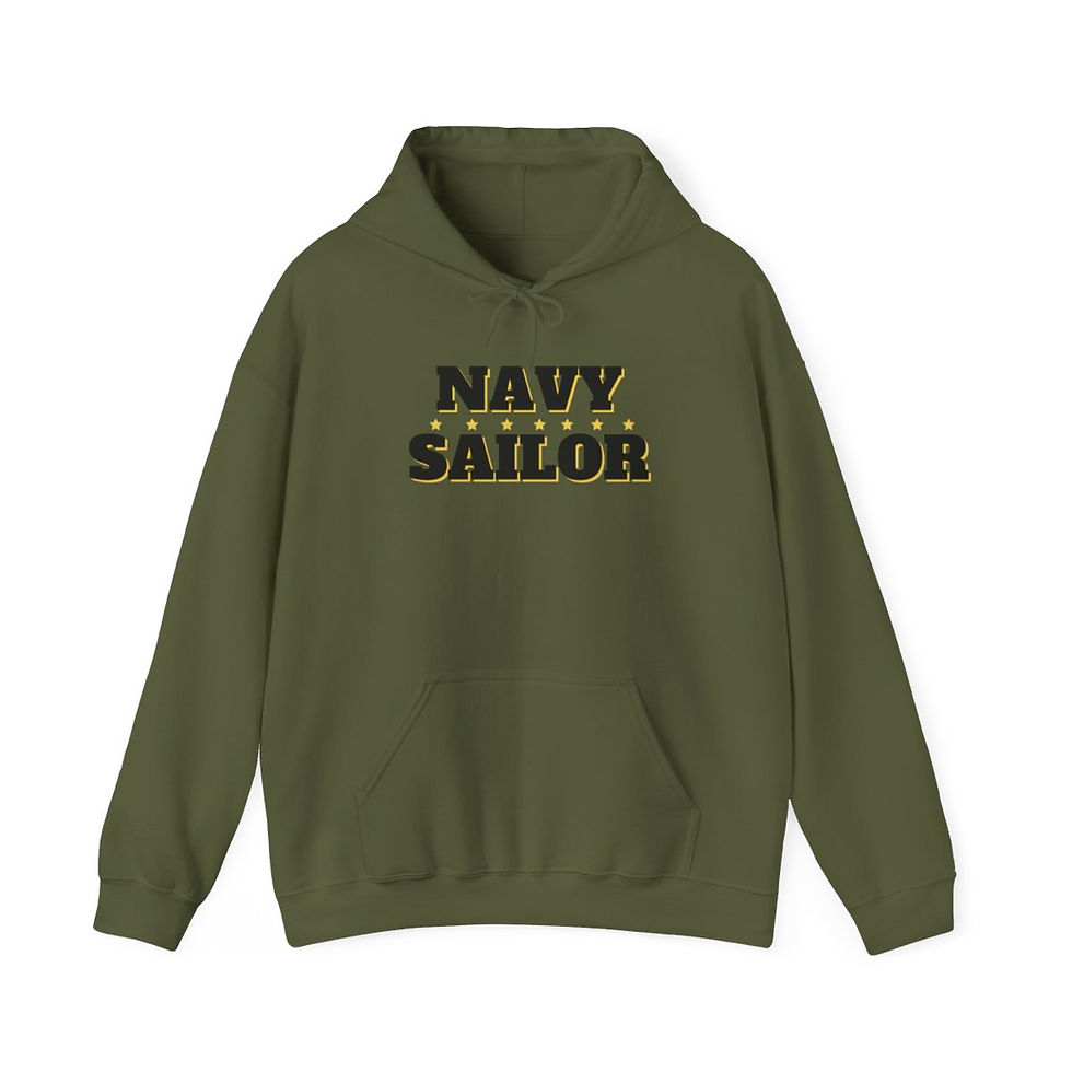 Thumbnail: Woman in Uniform Navy Hoodie