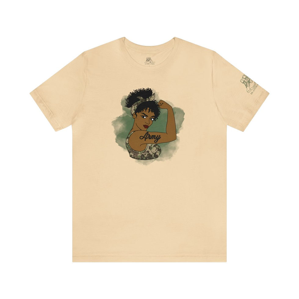 Thumbnail: Rosie the Riveter Army Tee-Black