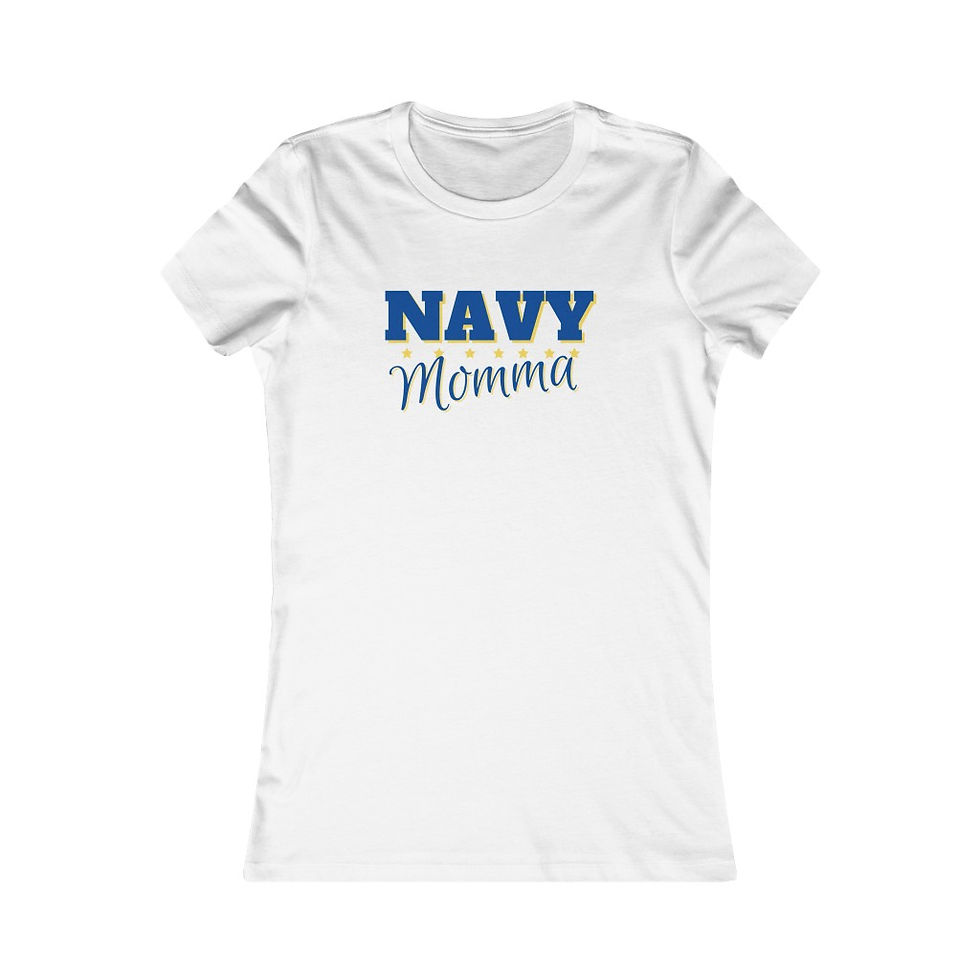 Thumbnail: Mommy & Me Navy Momma Women's Tee