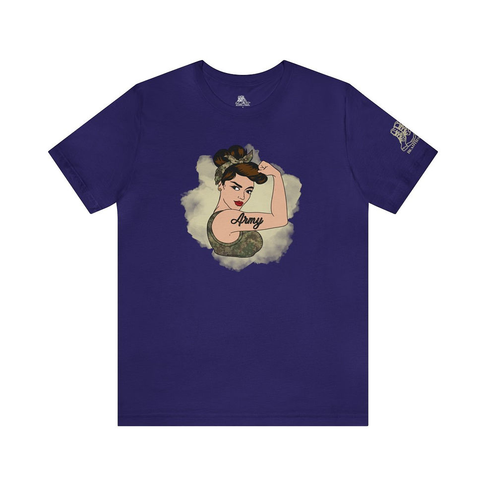 Thumbnail: Rosie the Riveter Army Tee-Hispanic