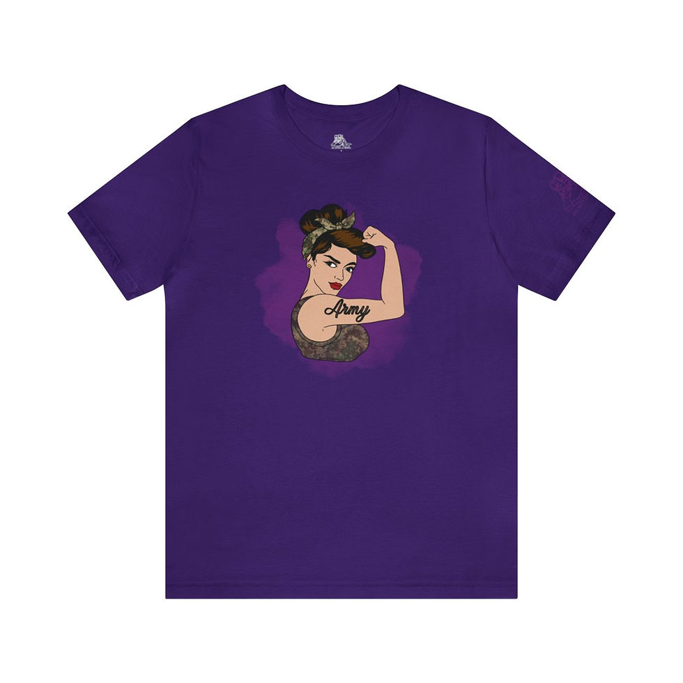 Thumbnail: Rosie the Riveter Army Tee-Hispanic