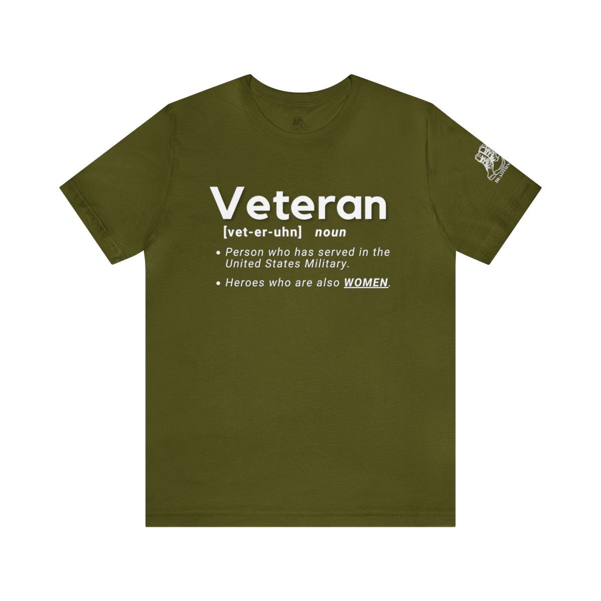 Female Veteran Definition Tee